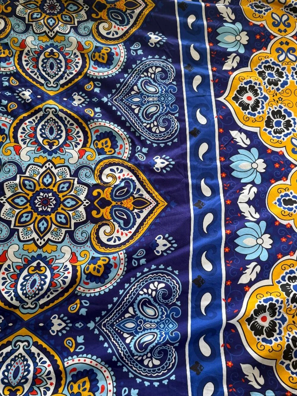 King Size Duvet Slipcover Bohemian Pattern 86
